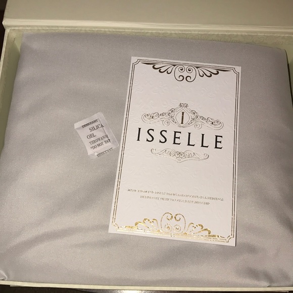 Isselle Auden Sheet Set King Slate Gray New - Picture 2 of 4